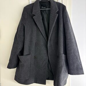 Madewell Double Breasted Wool Coat